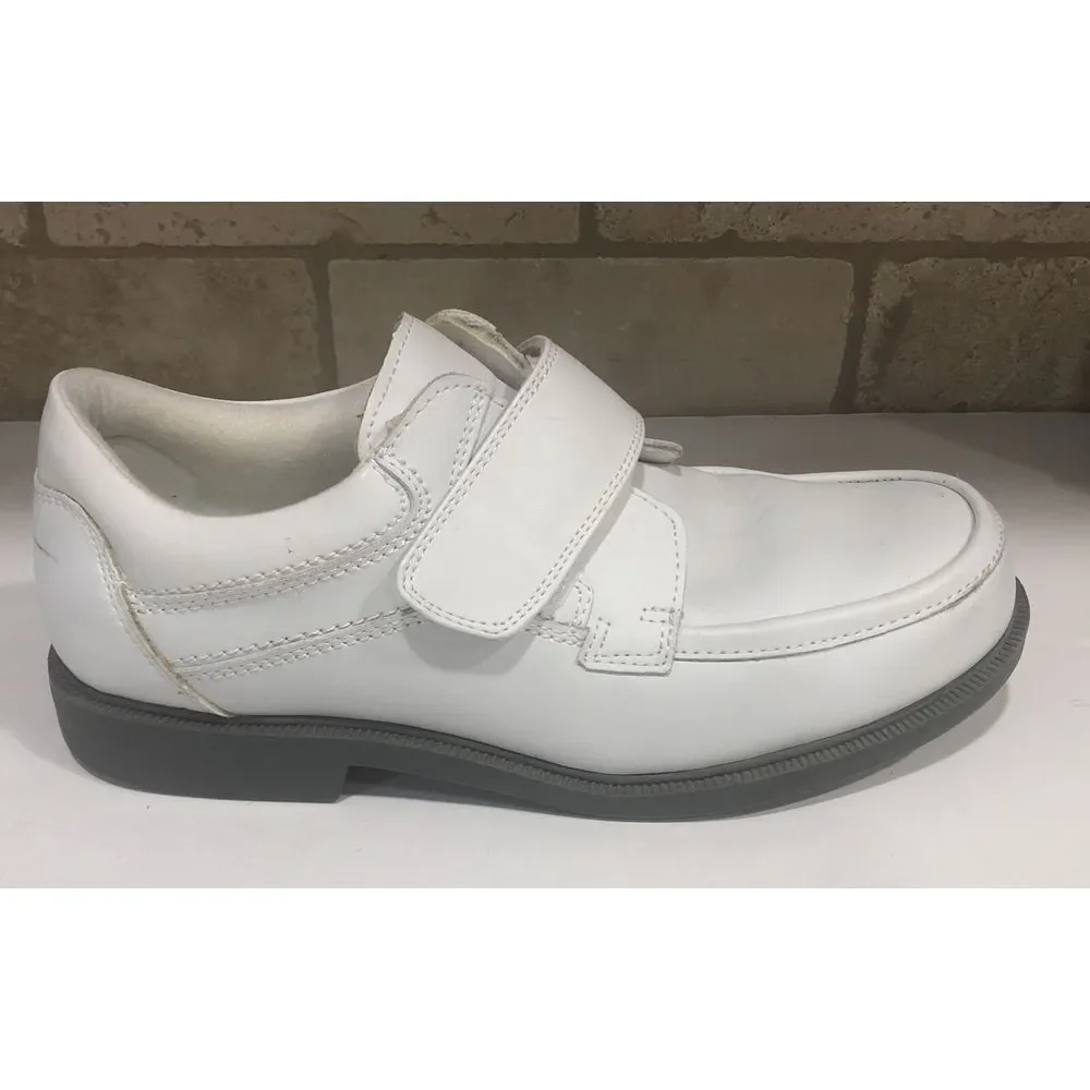 Dr Scholls White Leather Comfort Walking Shoes‎  Adjustable Strap 478-09 8.5 3E